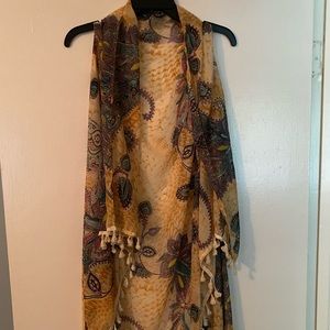 Lightweight chiffon cover up